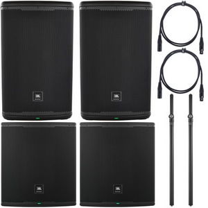 JBL EON 715 Power Bundle PA Equipment