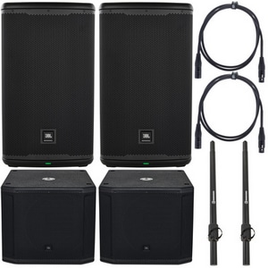 JBL EON 712 SRX818SP Power Bundle PA Equipment